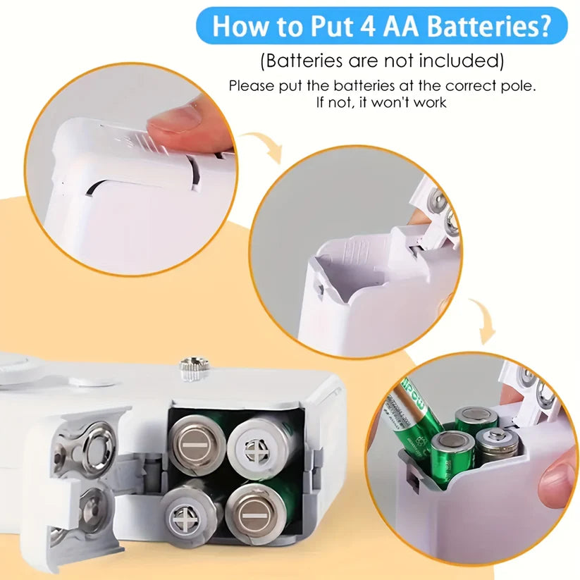 Мини-портативная швейная машинка