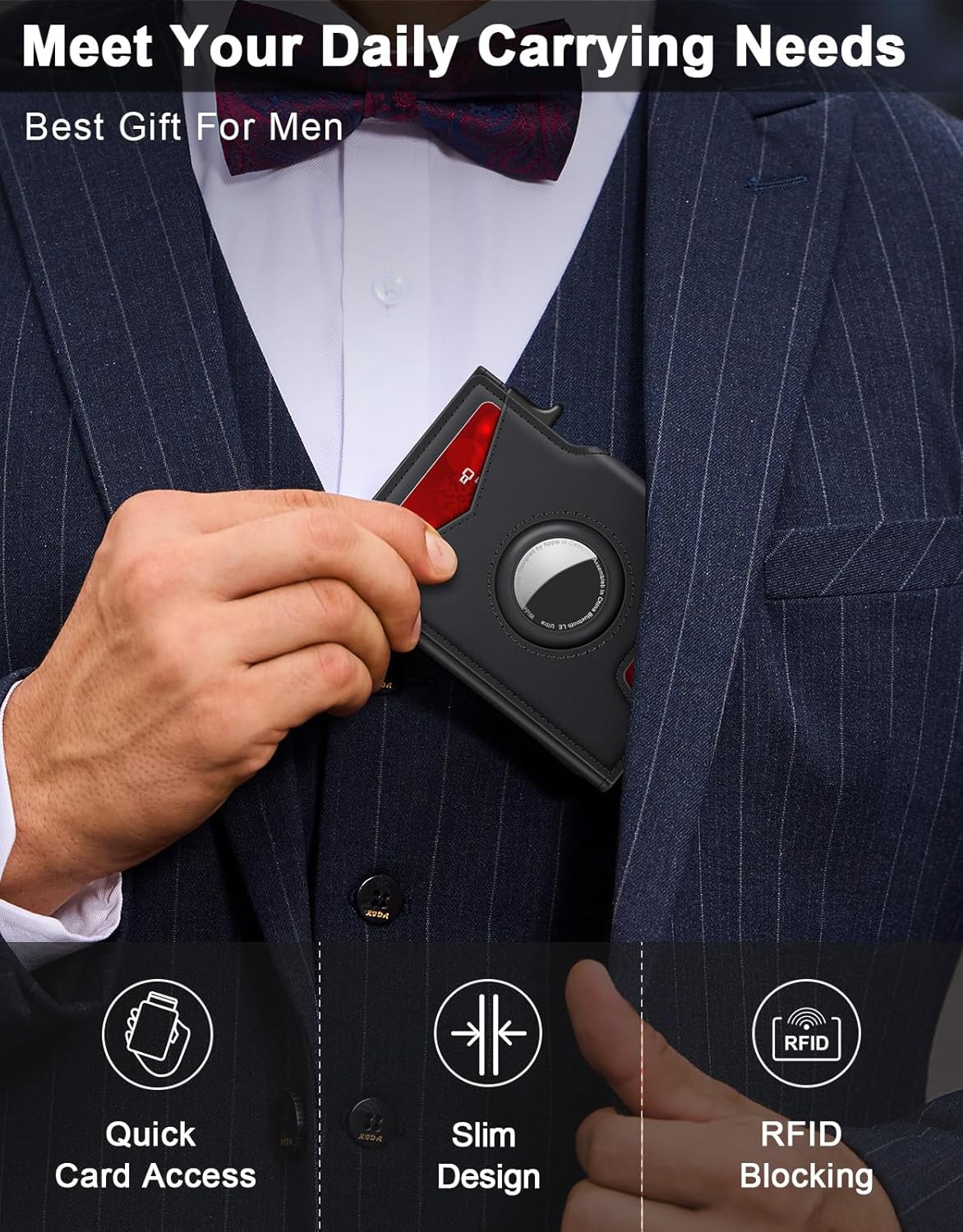 Кошелек Airtag для мужчин