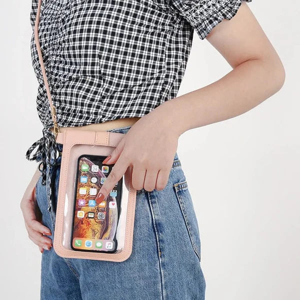 Сумка через плечо для смартфона с сенсорной мембраной