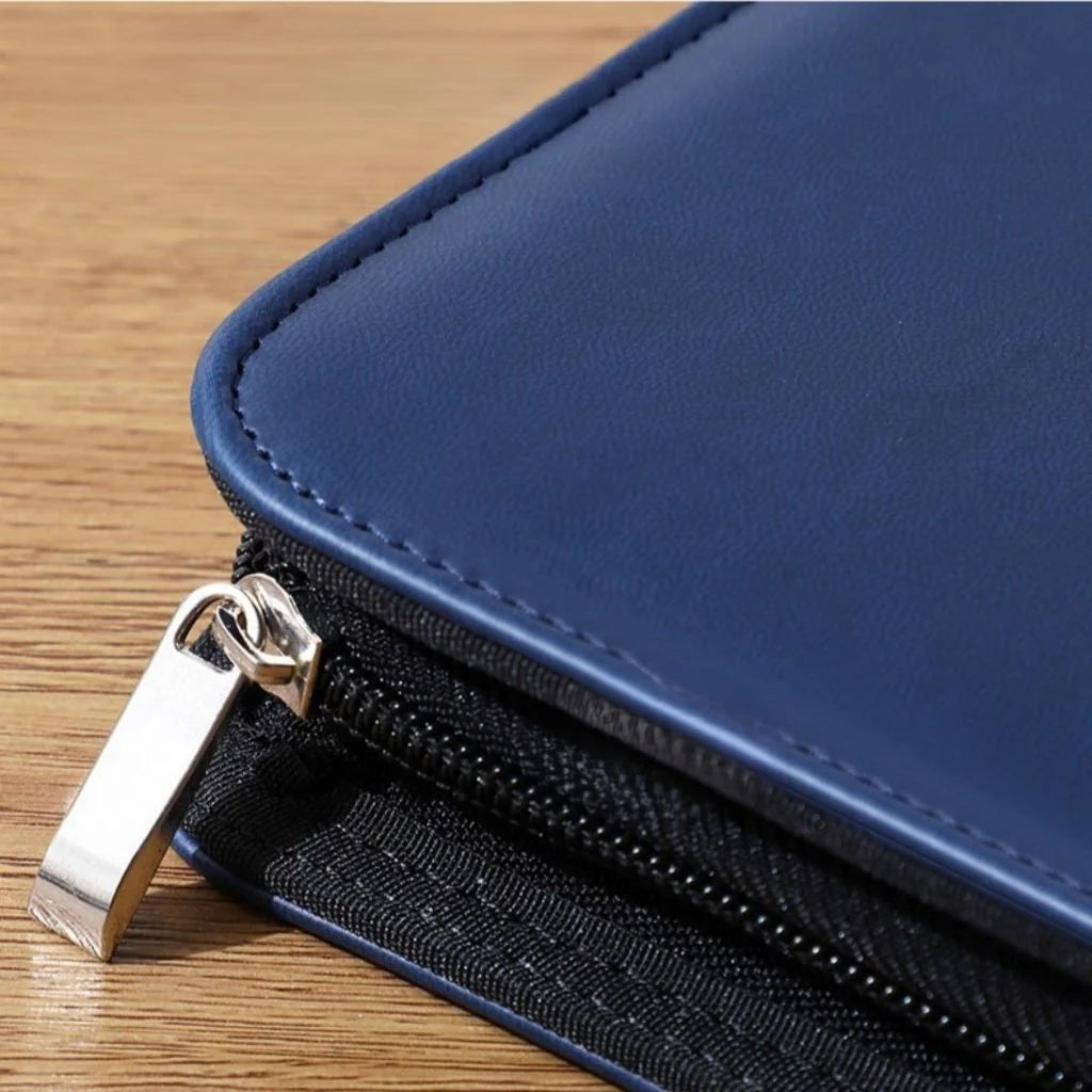 Профессиональный кожаный блокнот с замком