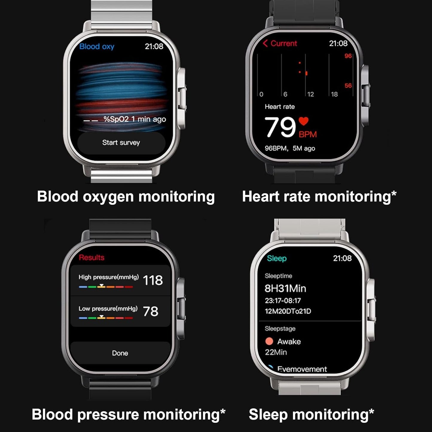 Смарт часы Bluetooth с наушниками