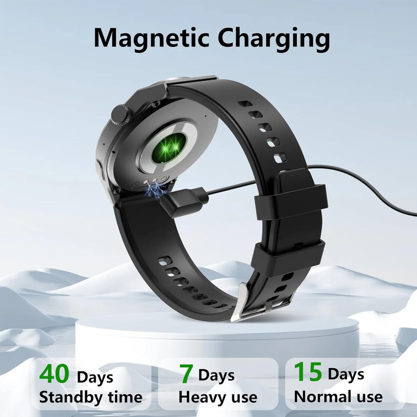 Умные спортивные часы с защитой IP68