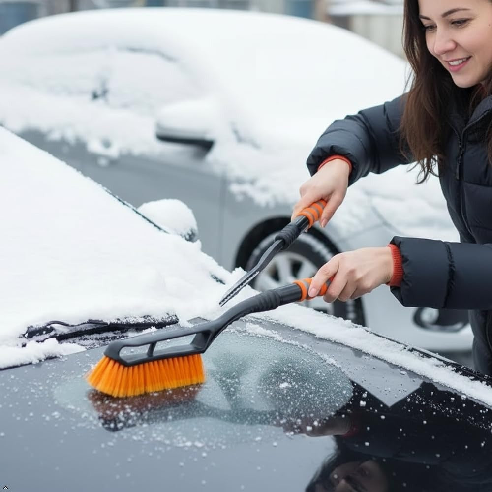 Щётка для снега 2-в-1