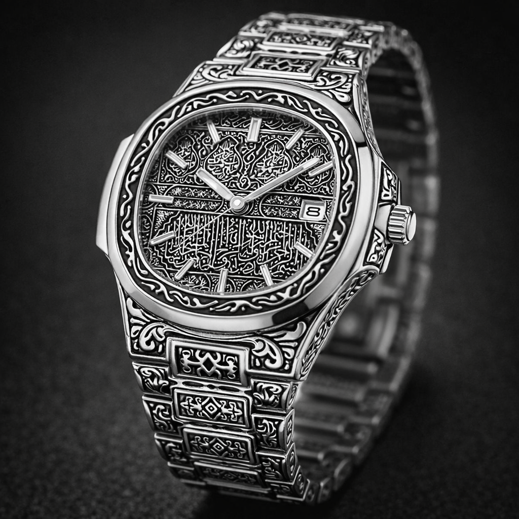 Мужские часы люкс с восточным дизайном
