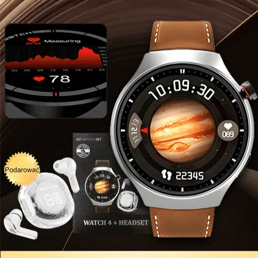 Набор для мужчин часы с наушником