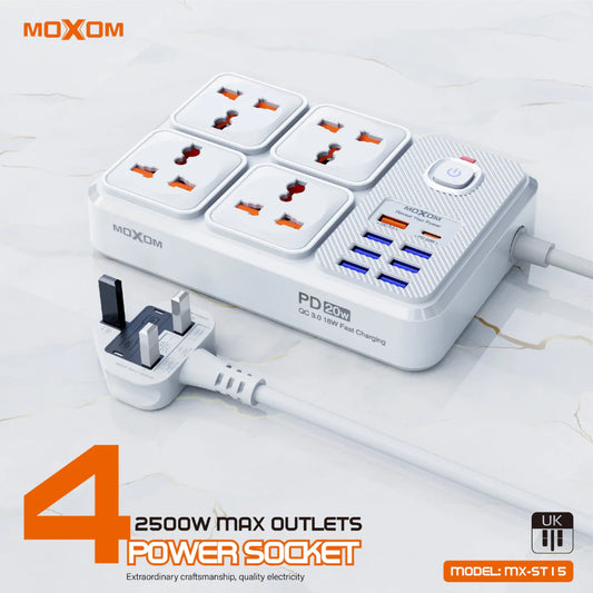 Удлинитель MOXOM 14 в 1