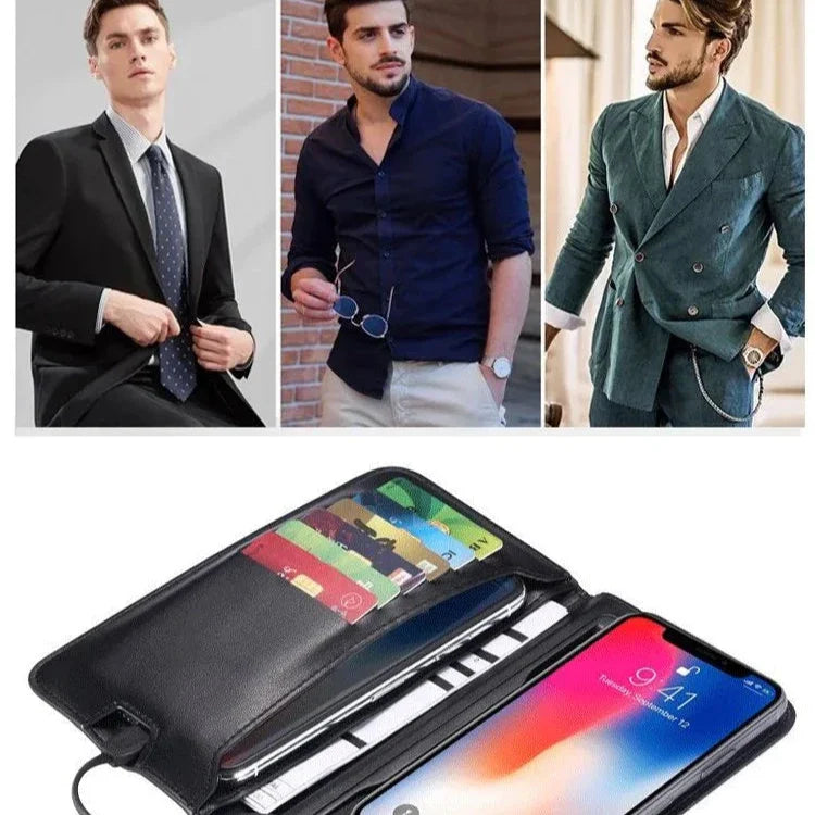 Элегантный кошелёк с функцией зарядки