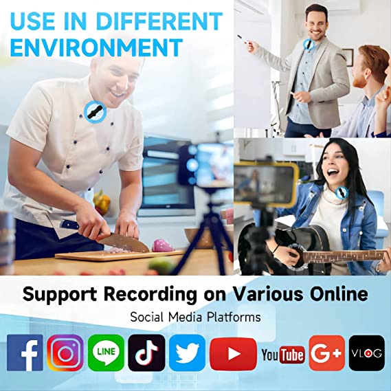 Беспроводной микрофон-петличка 2 в 1