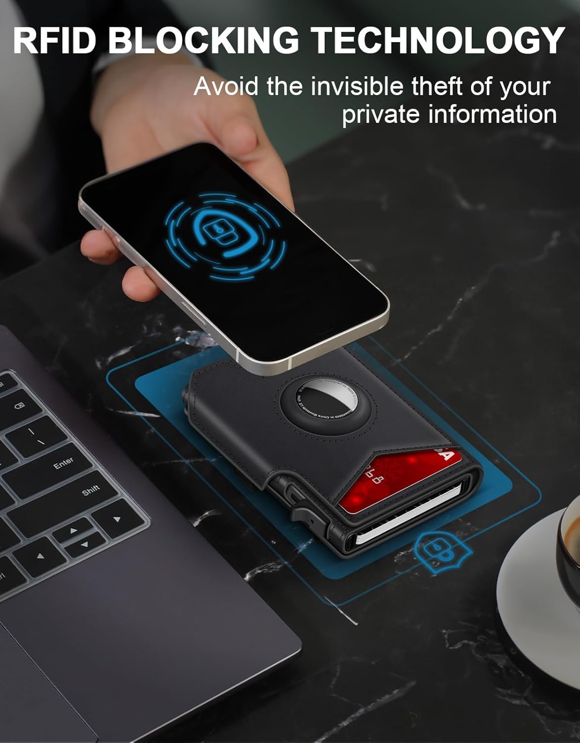 Кошелек Airtag для мужчин