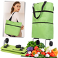 Складная продуктовая сумка на колёсах