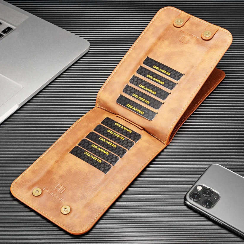 Кожаный чехол для телефона с клипсой для ремня