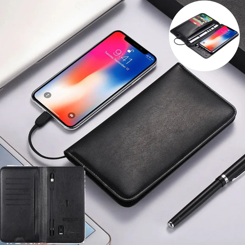 Элегантный кошелёк с функцией зарядки