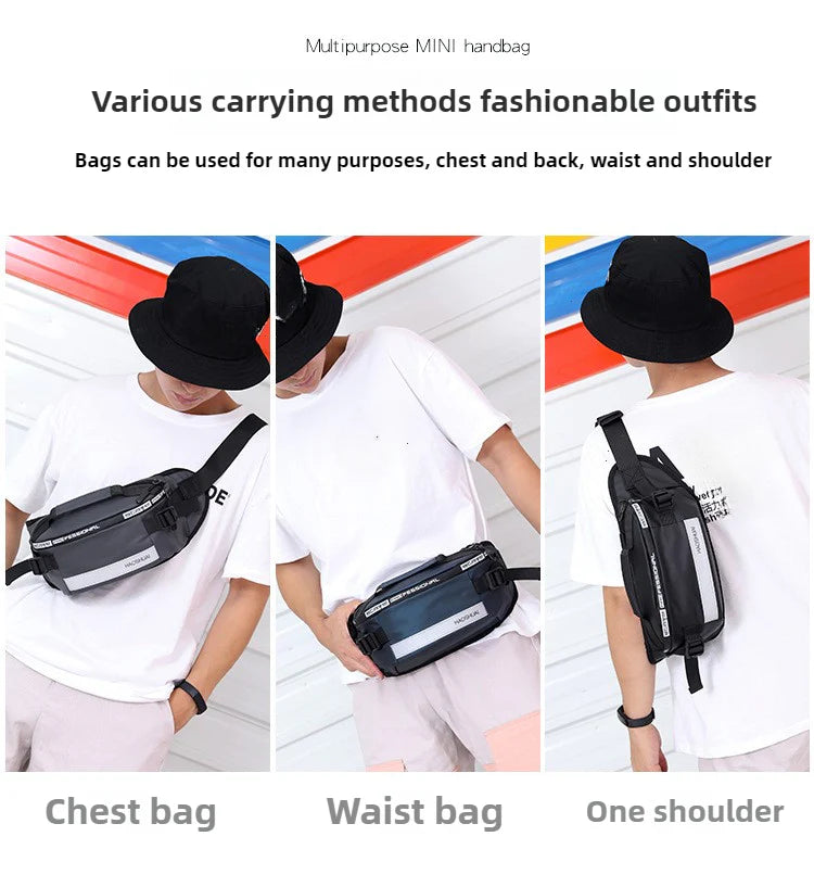 Антивор-сумка на пояс из нейлона