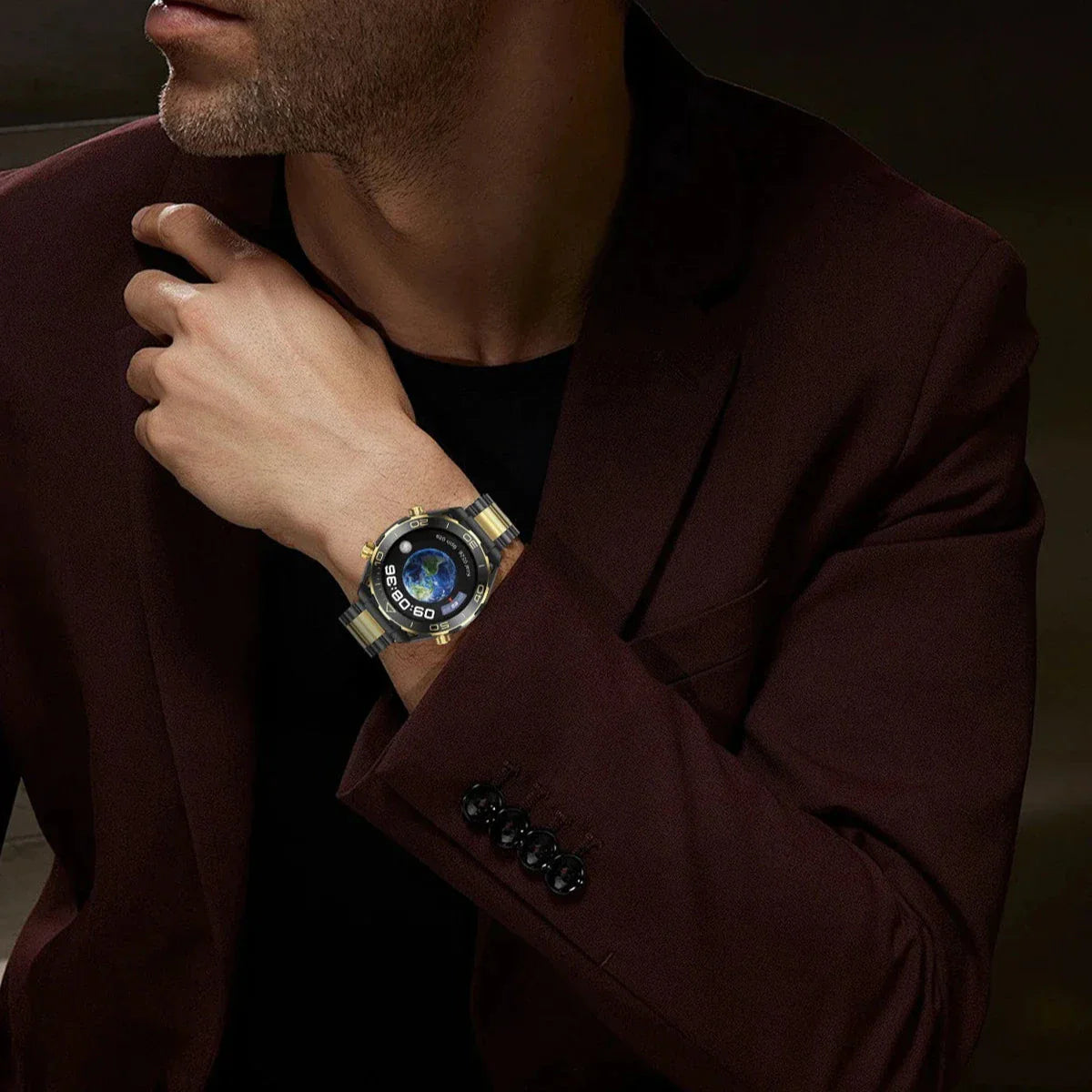 Профессиональные умные часы с круглым корпусом