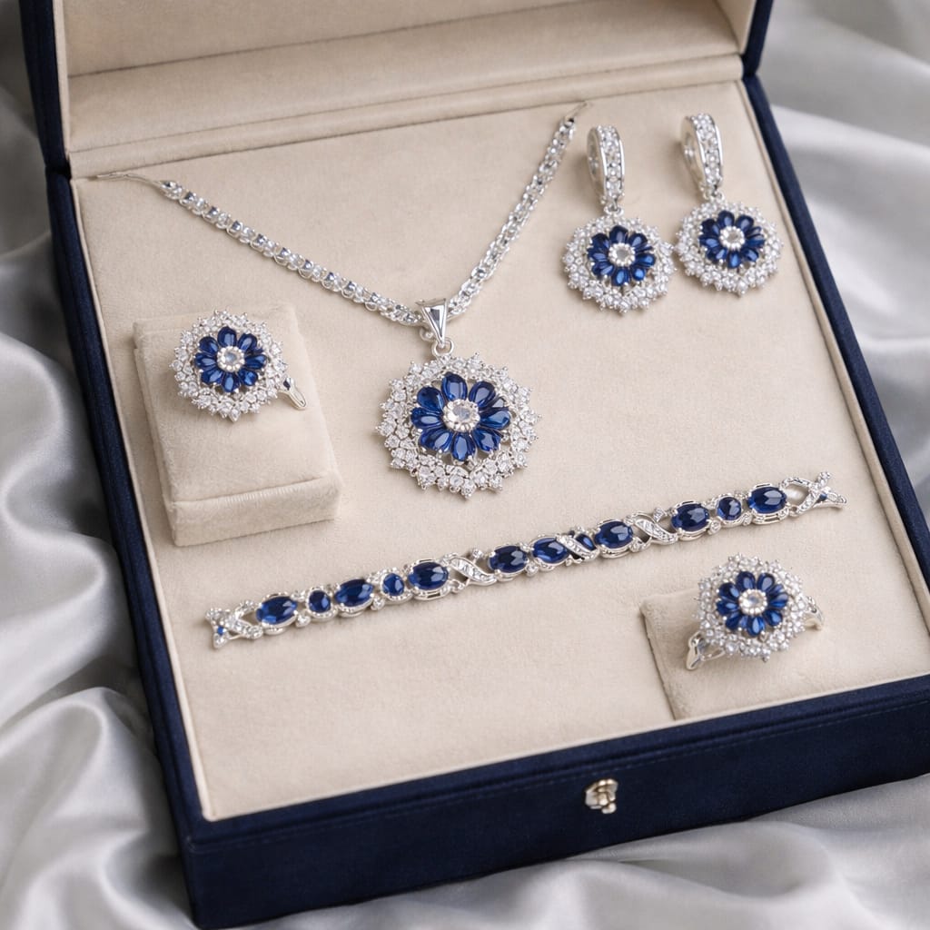 Набор украшений с кубическим цирконием