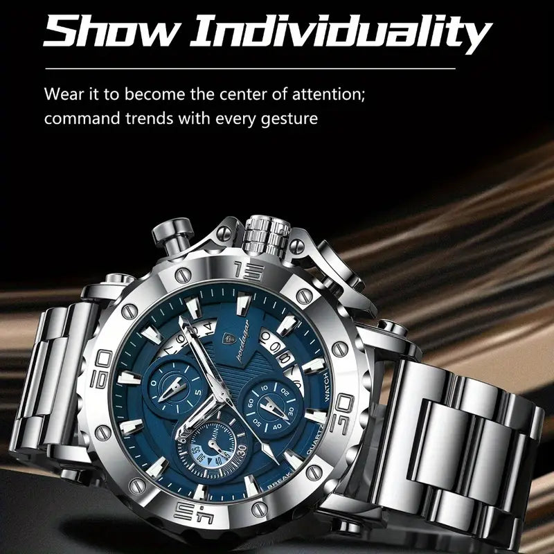 Часы-хронограф с календарём