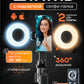 Селфи штатив LED с пультом