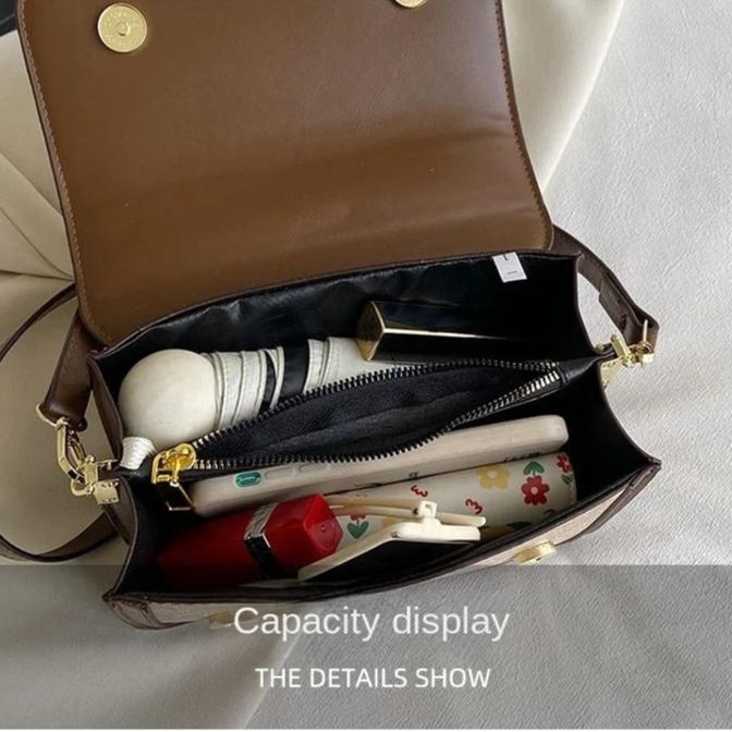 Женская ретро-сумка через плечо с принтом