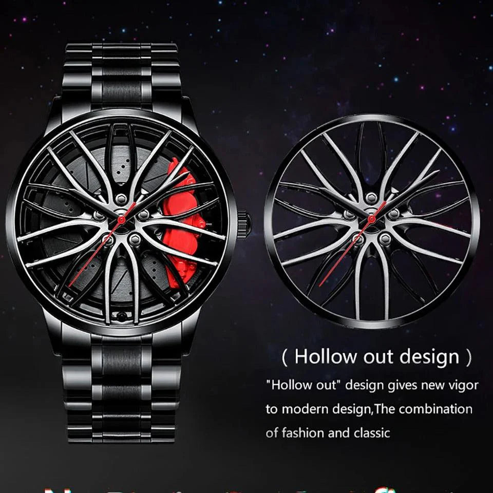 Мужские часы с дизайном автомобильной шины