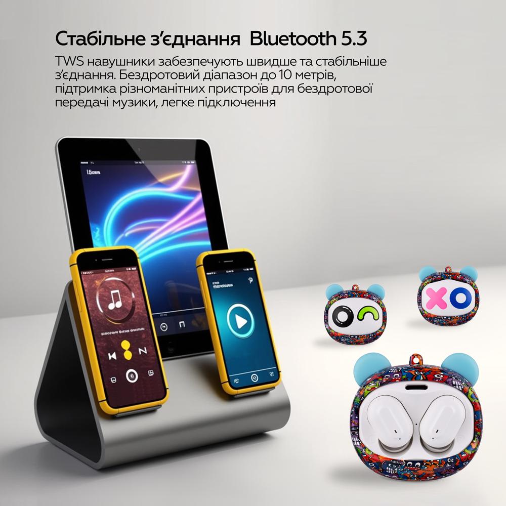 Мини-наушники с изменяемым дизайном лица