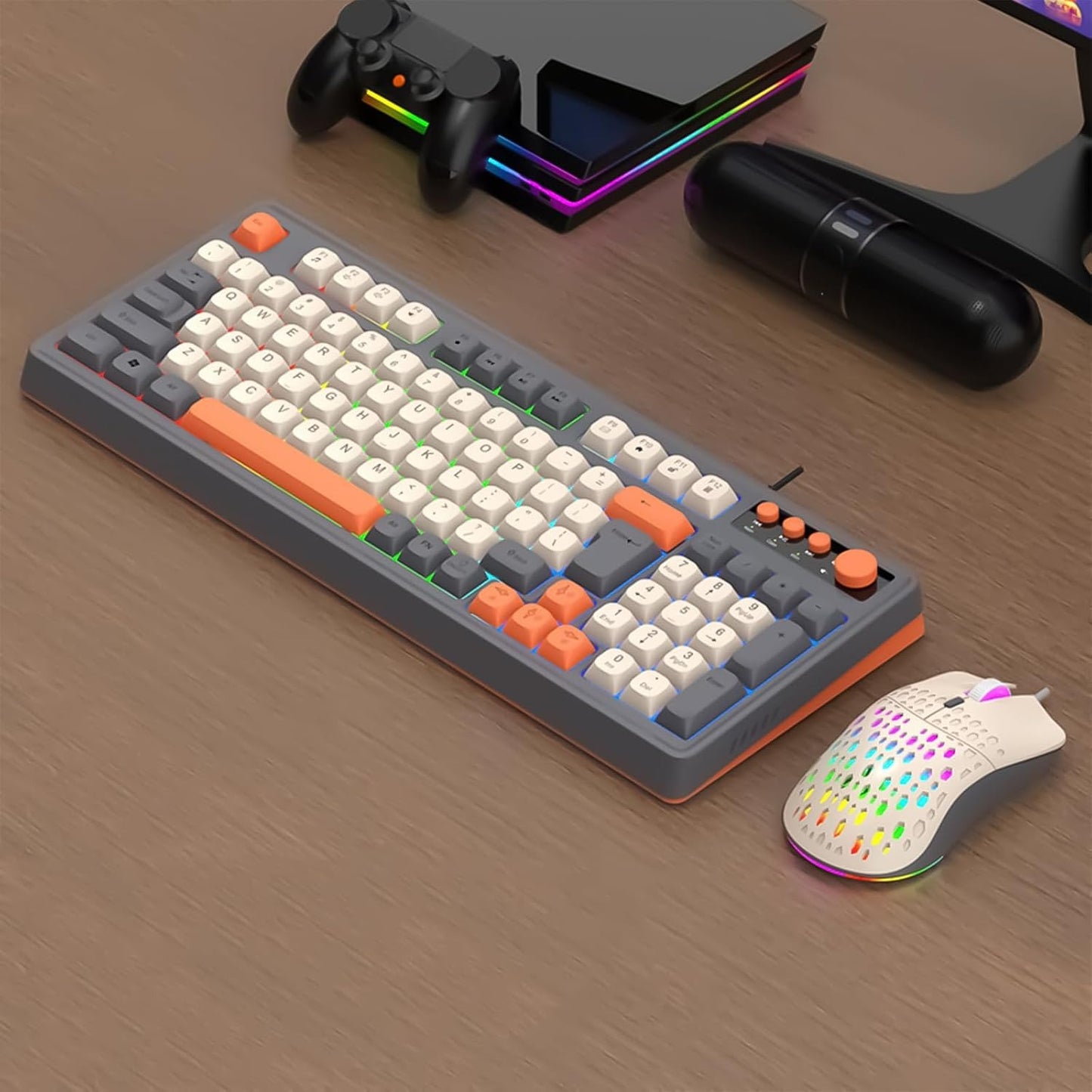 Игровой комплект клавиатура + мышь RGB T98