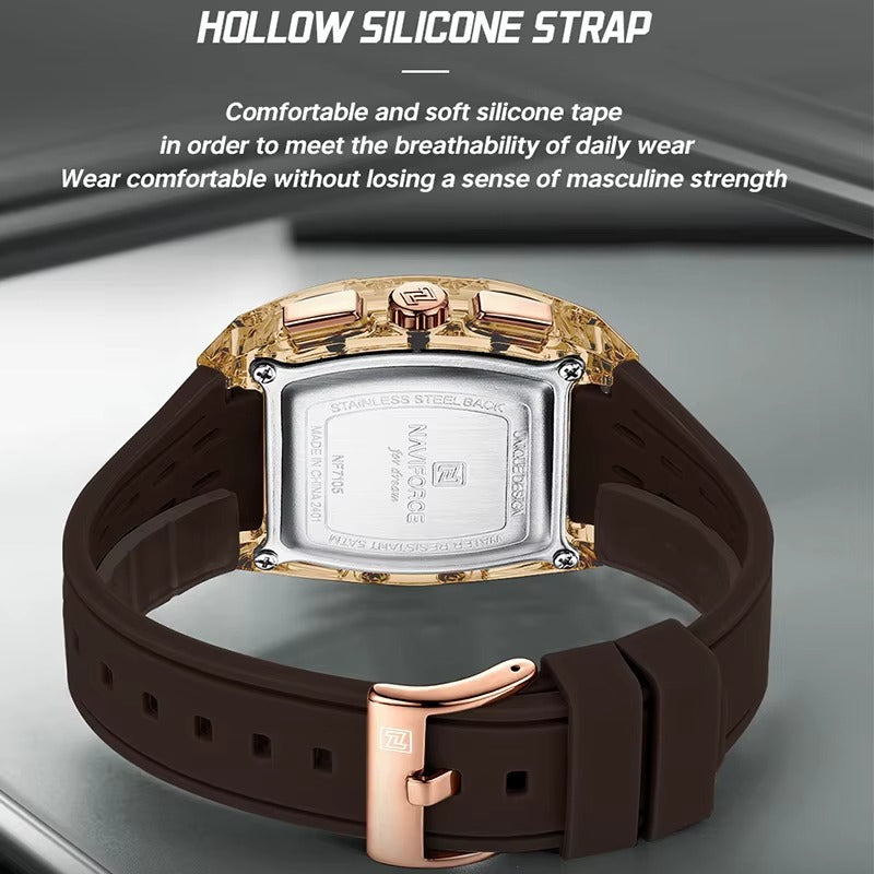 Мужские спортивные водонепроницаемые часы 50М