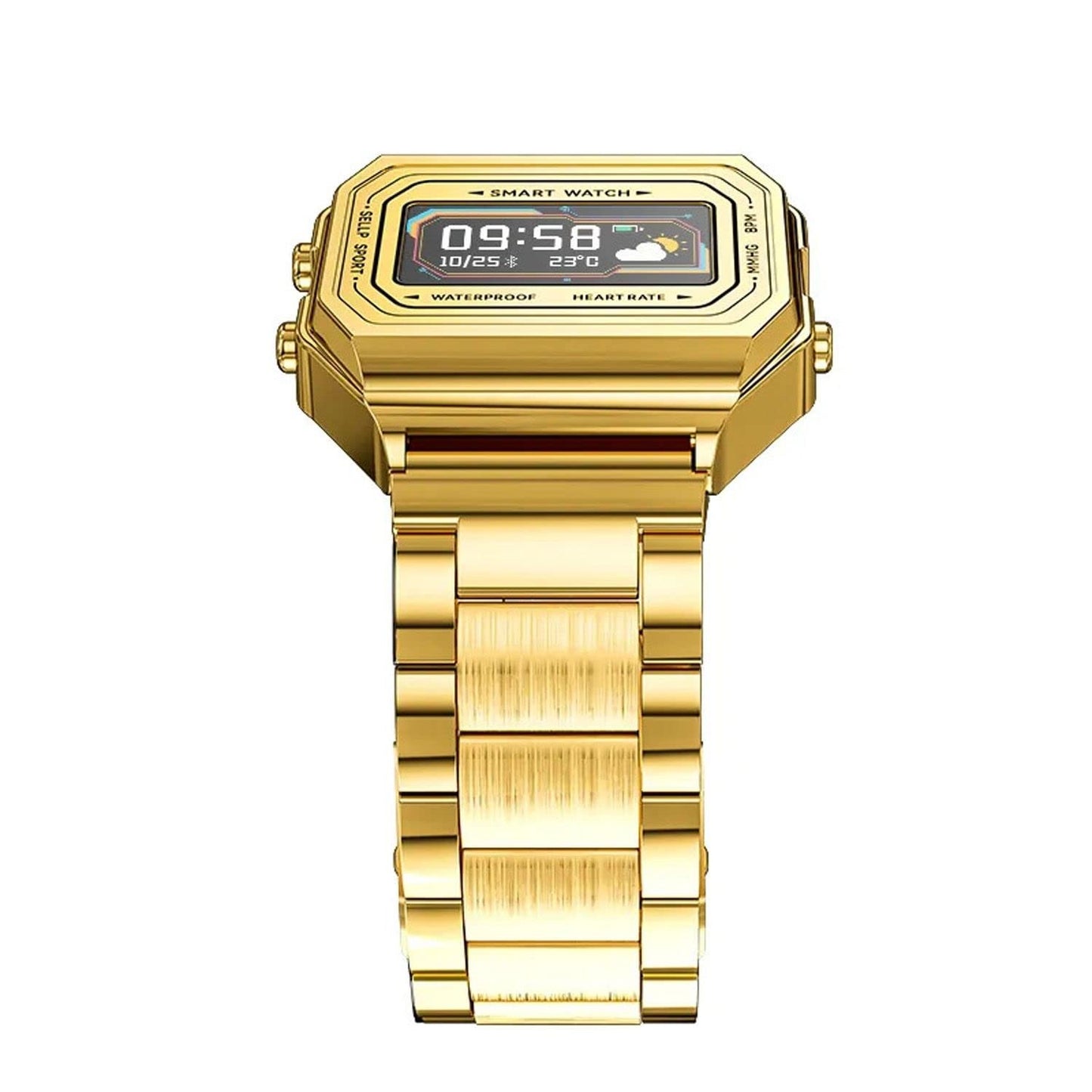 Роскошные золотые умные часы