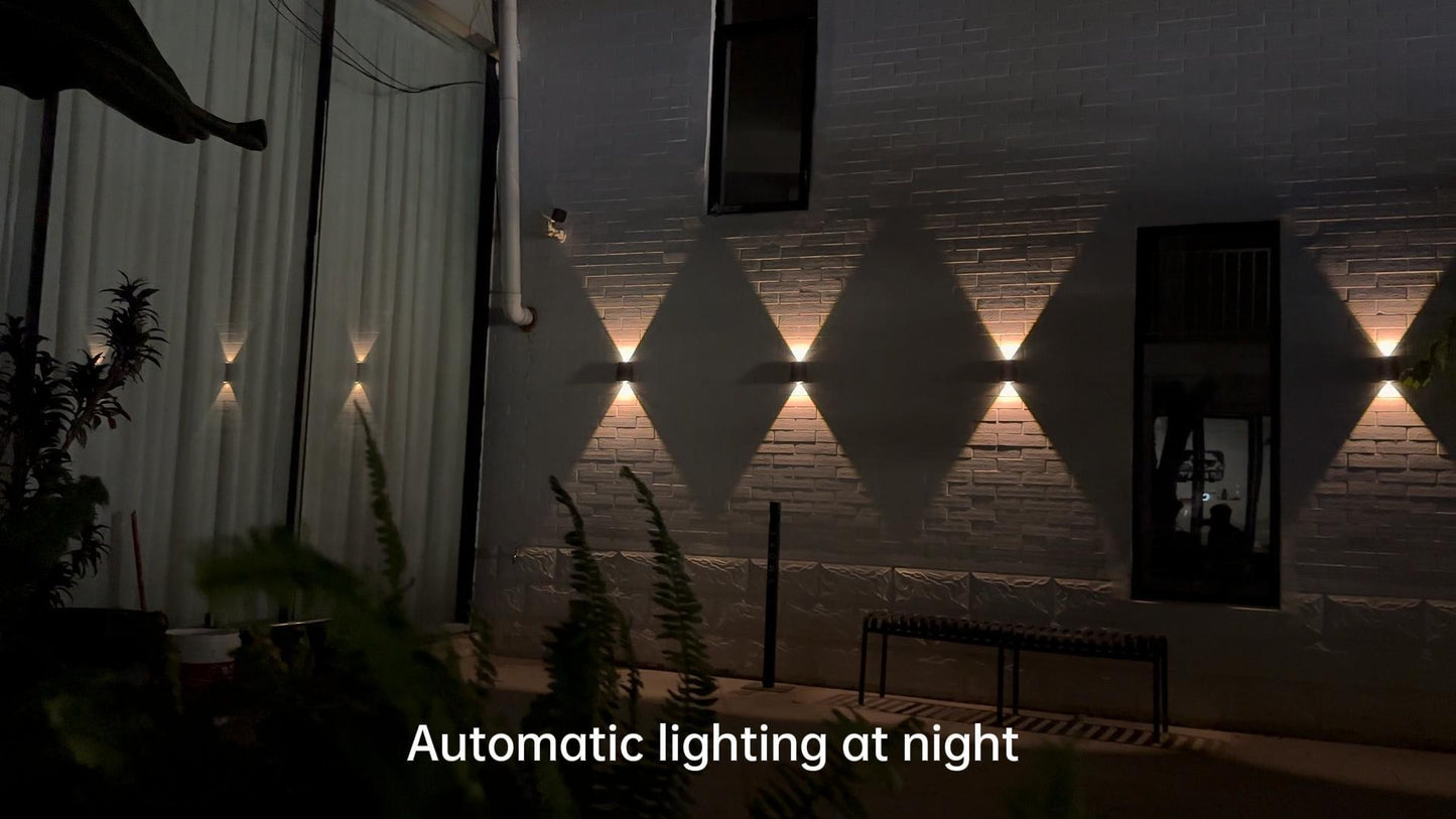 Солнечный настенный светильник