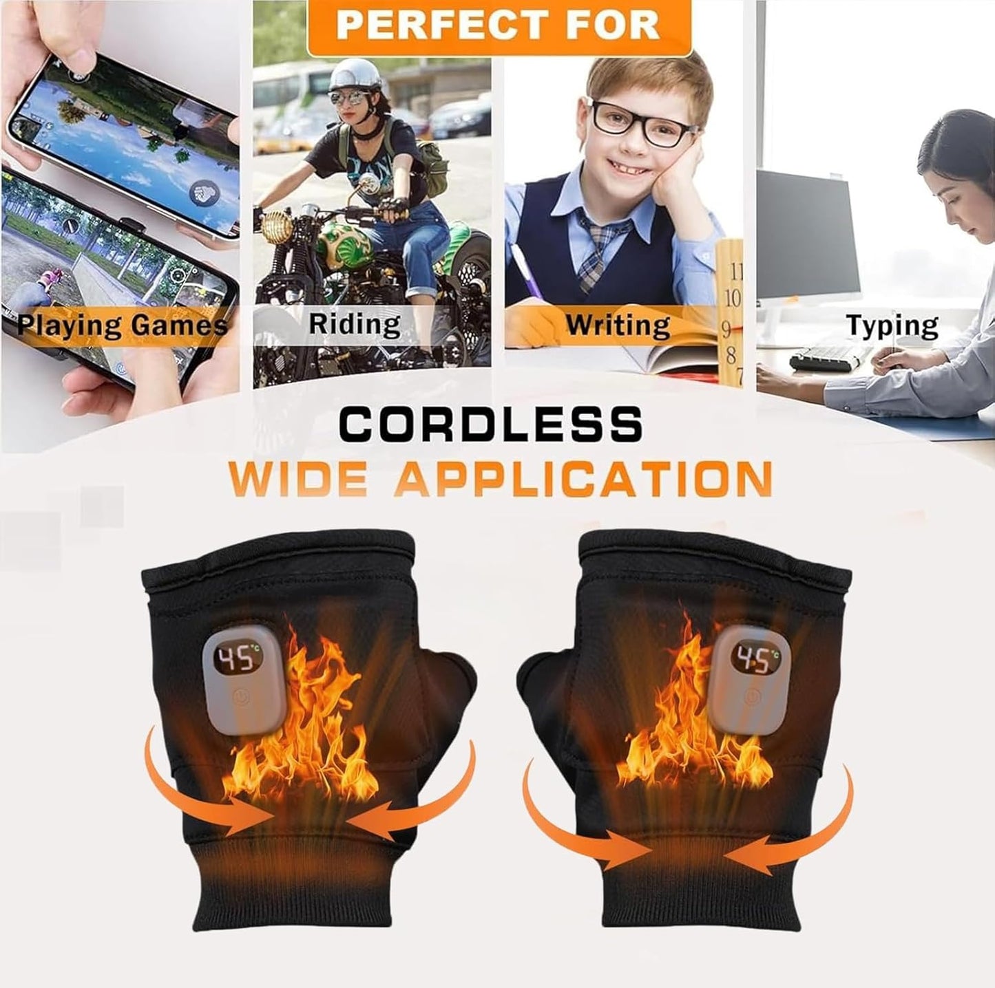 Перчатки с подогревом USB