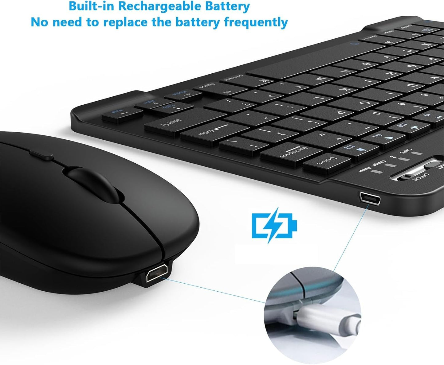 Мини Bluetooth клавиатура и мышь