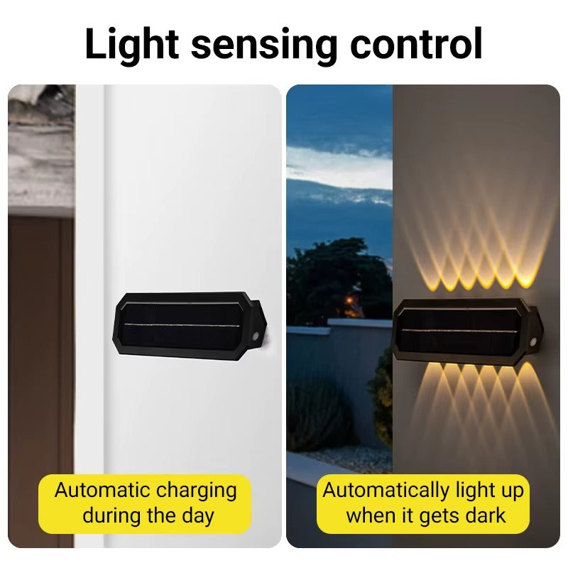 Солнечный настенный LED-светильник