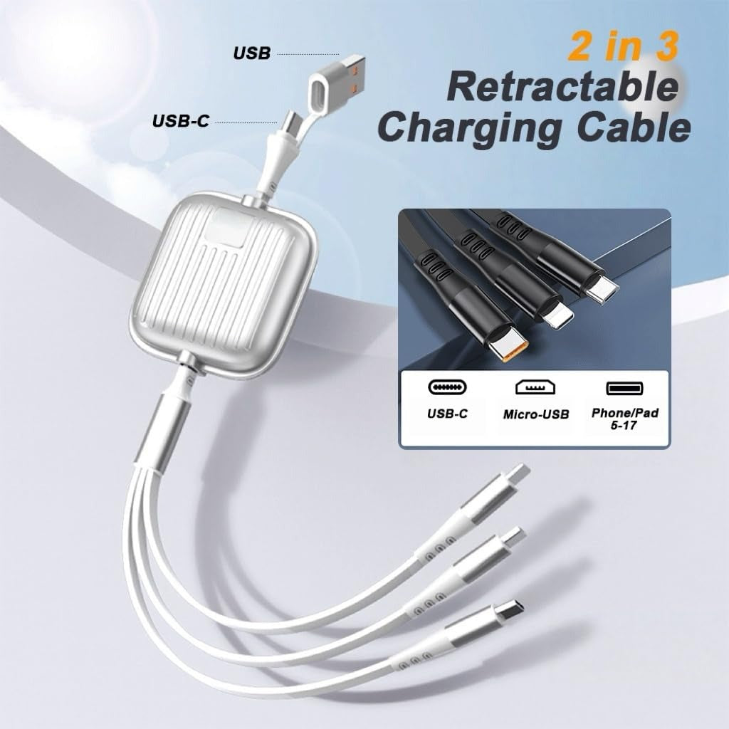 Съёмный кабель для зарядки 3 в 1