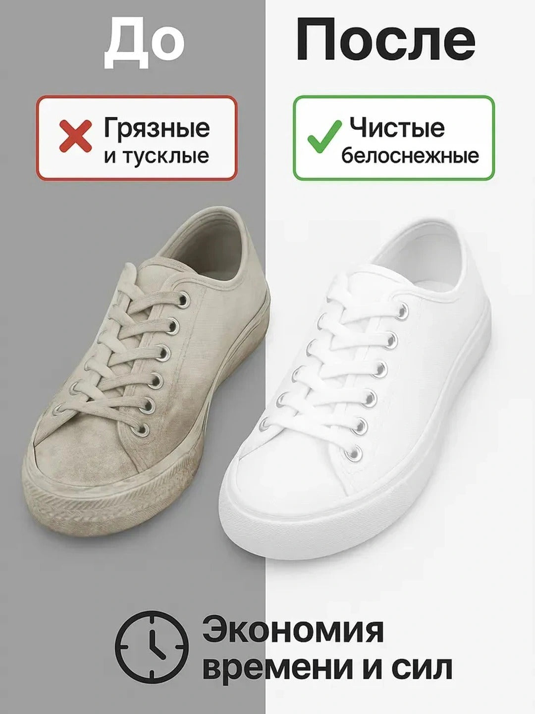 Экспресс-реставратор белой обуви: краска и гель с губкой