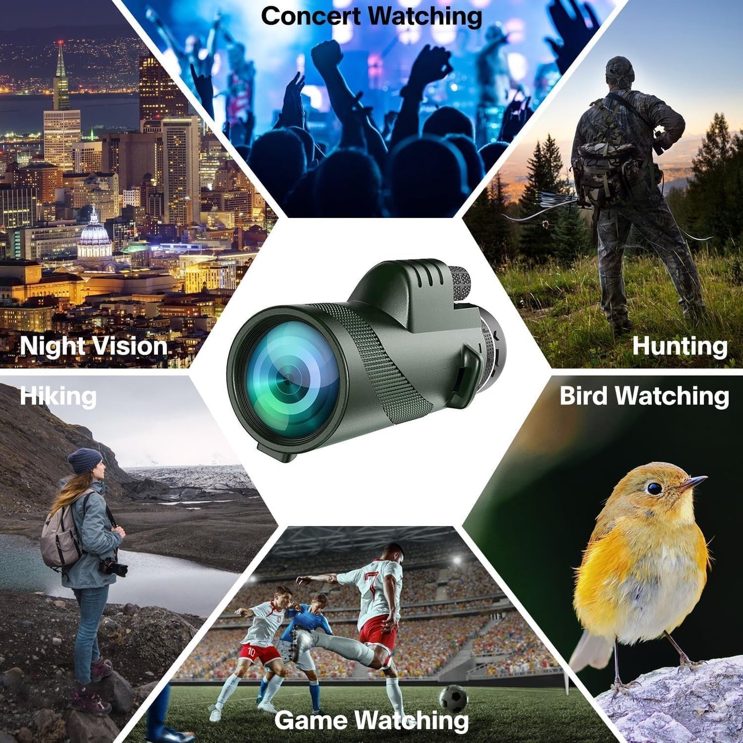 Монокуляр 50×60 HD