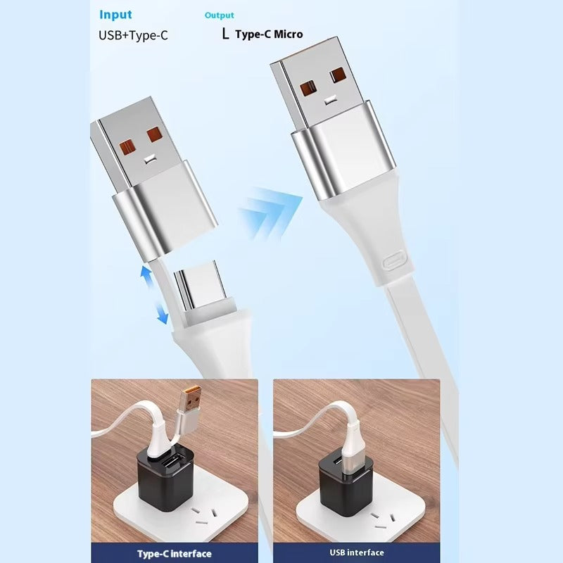 Съёмный кабель для зарядки 3 в 1