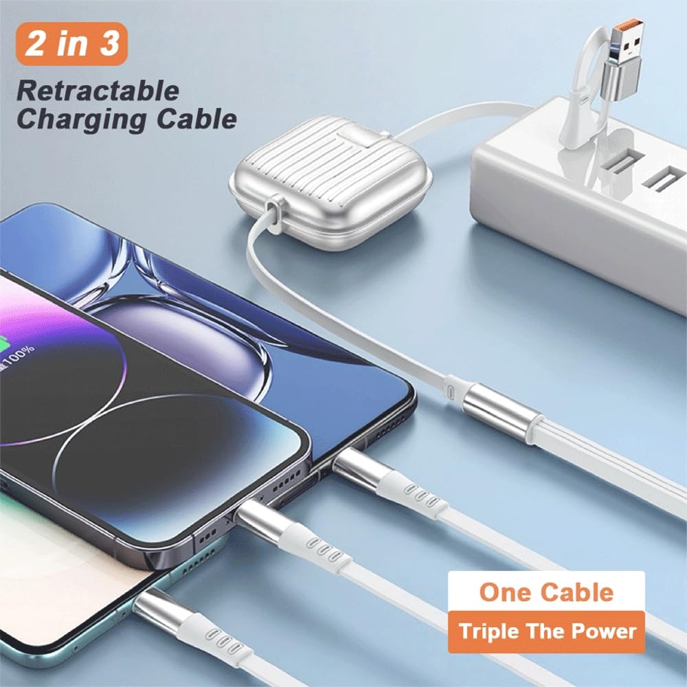 Съёмный кабель для зарядки 3 в 1