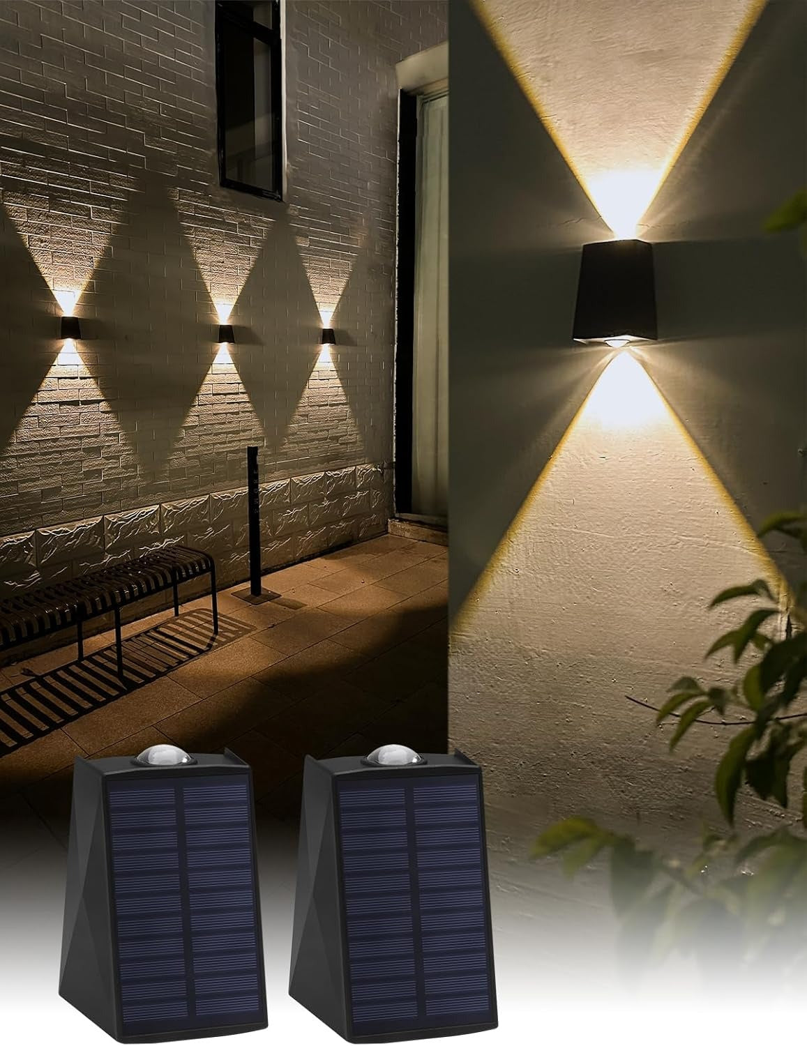 Солнечный настенный светильник