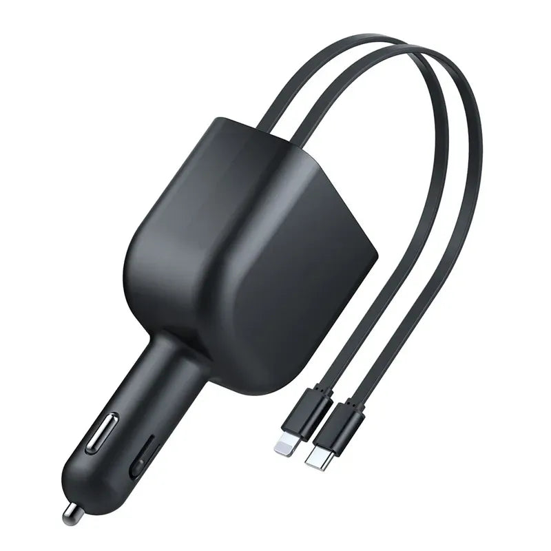 Выдвижное автомобильное зарядное устройство Y4