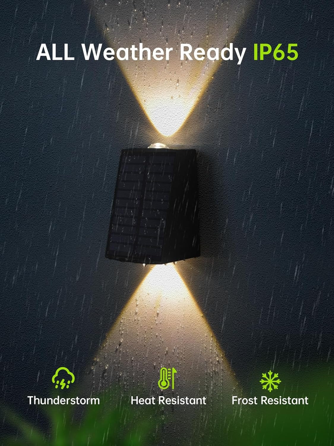 Солнечный настенный светильник