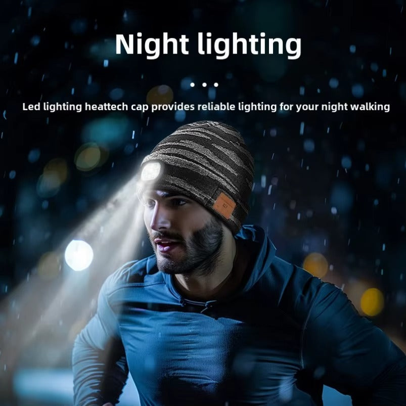 Музыкальная светящаяся шапка