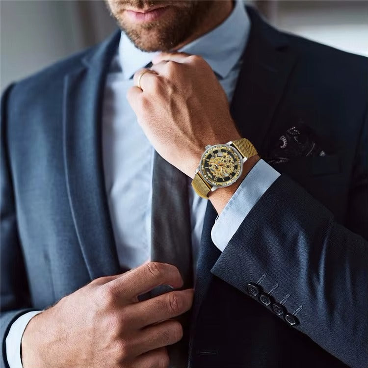 Ретро Часы Skeleton Люкс