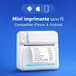Мини-принтер для этикеток Bluetooth