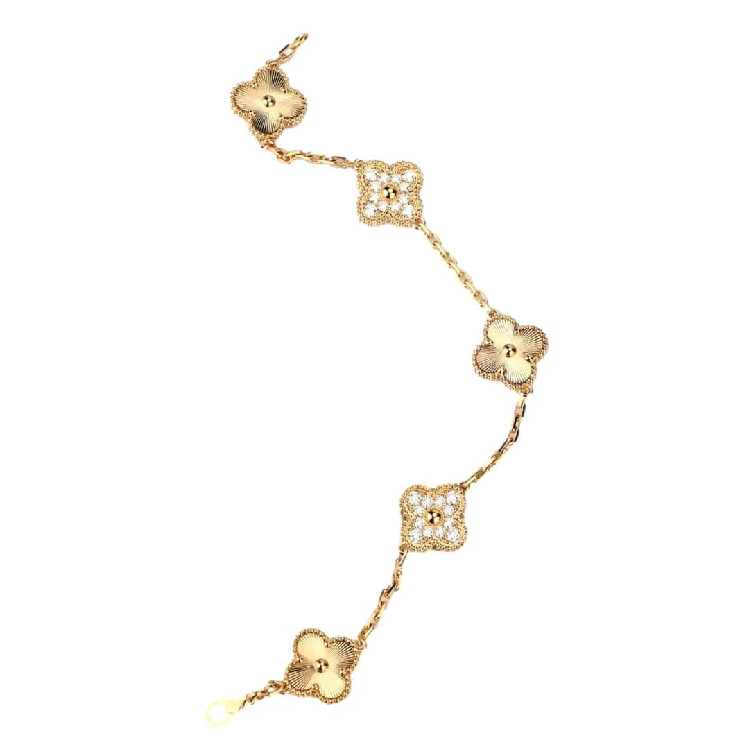 Женский браслет «Клевер» в стиле Van Cleef