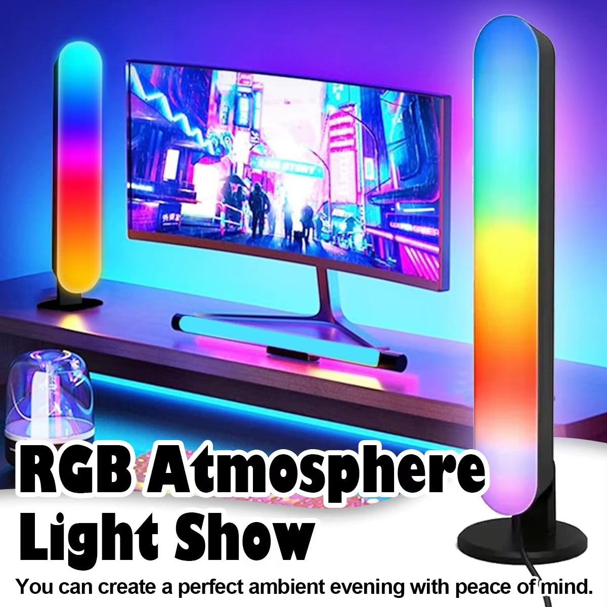RGB световая панель с синхронизацией музыки