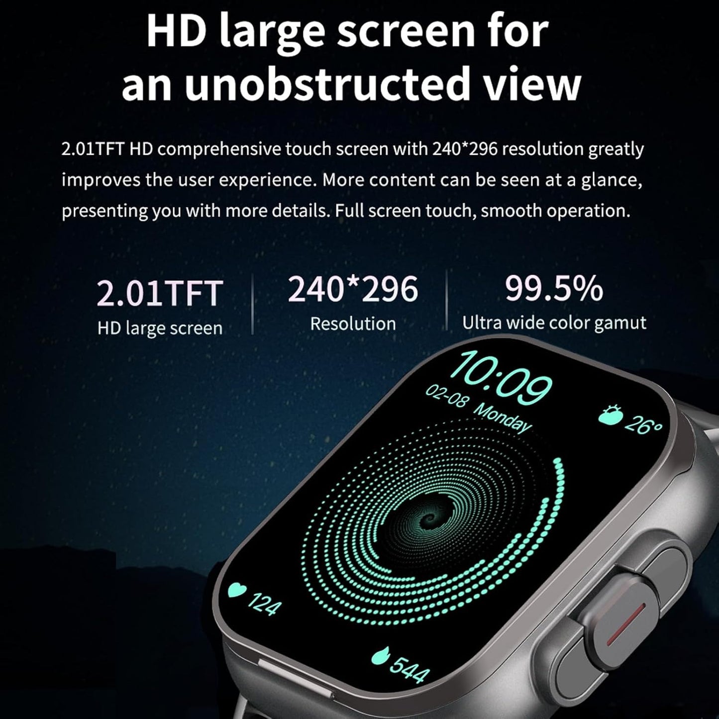 Смарт часы Bluetooth с наушниками