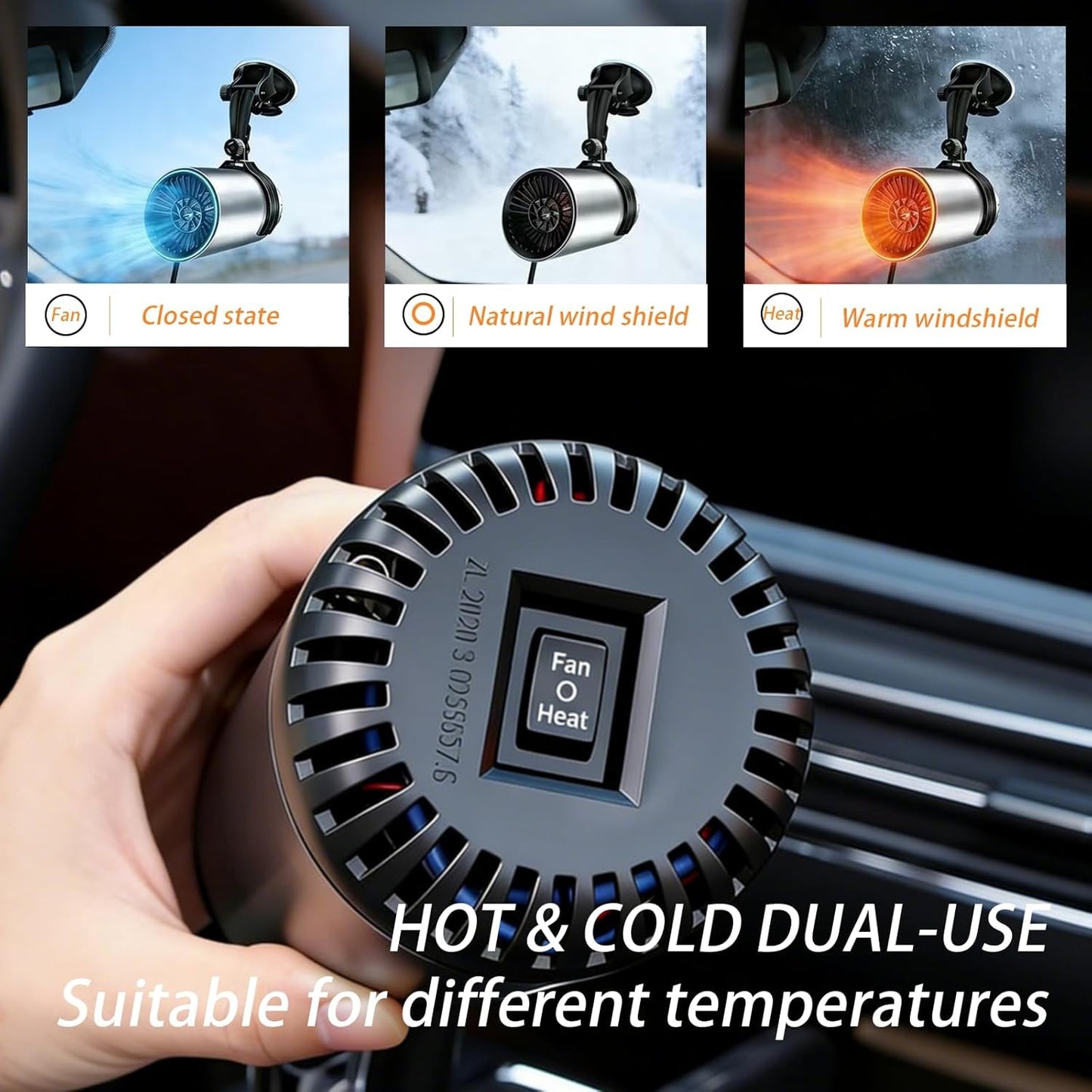 Портативный обогреватель для авто 12V