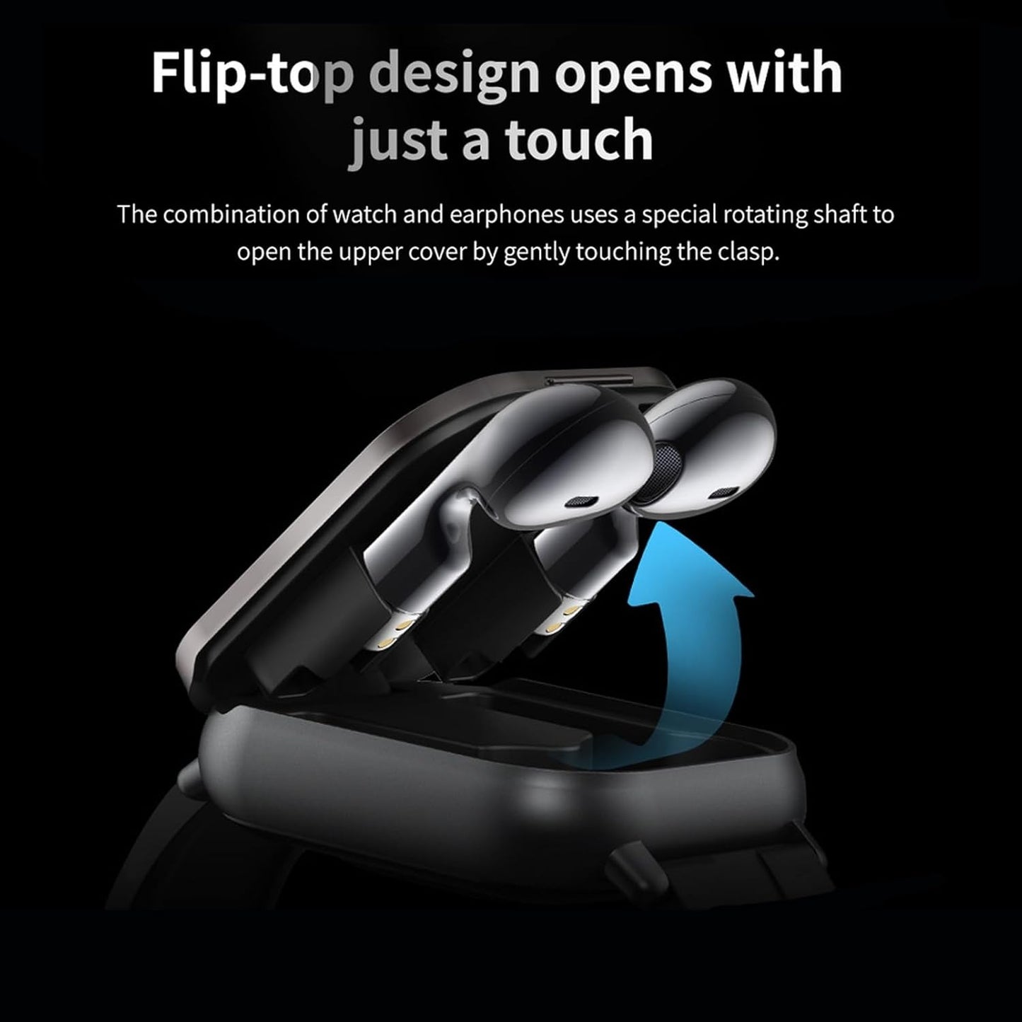 Смарт часы Bluetooth с наушниками