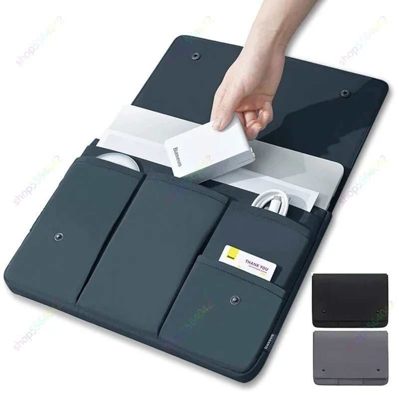 Чёрная сумка для ноутбука