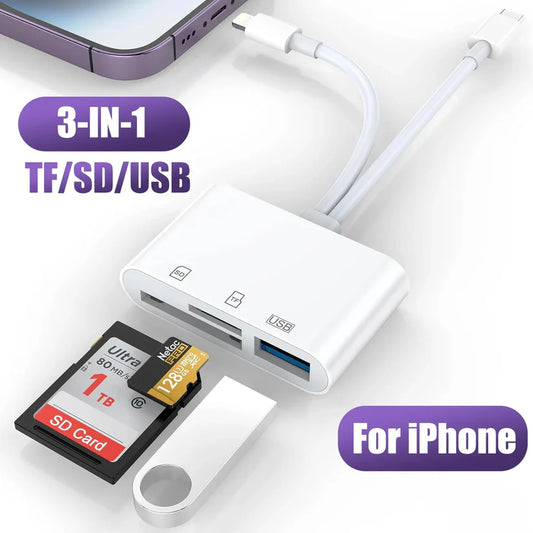 USB-C кардридер 3 в 1