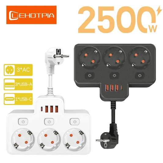 Удлинитель с тремя USB-портами